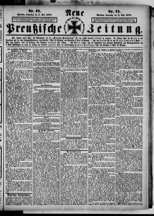 Neue preußische Zeitung vom 25.03.1875