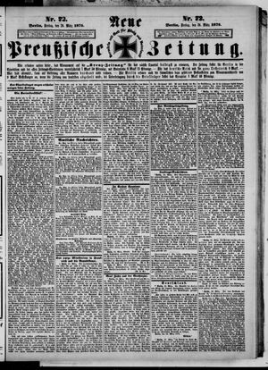 Neue preußische Zeitung vom 26.03.1875
