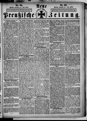 Neue preußische Zeitung vom 01.04.1875