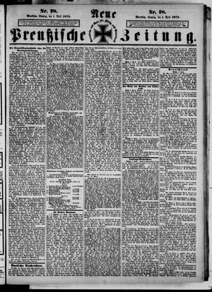 Neue preußische Zeitung vom 04.04.1875