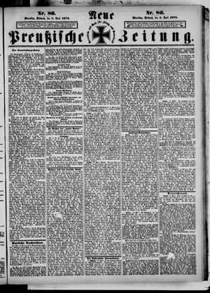 Neue preußische Zeitung vom 14.04.1875