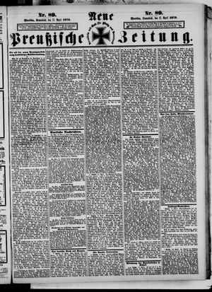Neue preußische Zeitung vom 17.04.1875