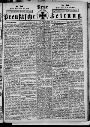 Neue preußische Zeitung vom 18.04.1875