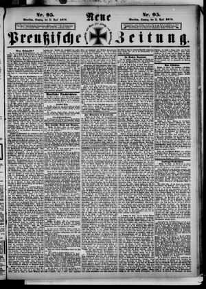 Neue preußische Zeitung vom 25.04.1875