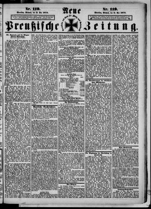 Neue preußische Zeitung vom 26.05.1875