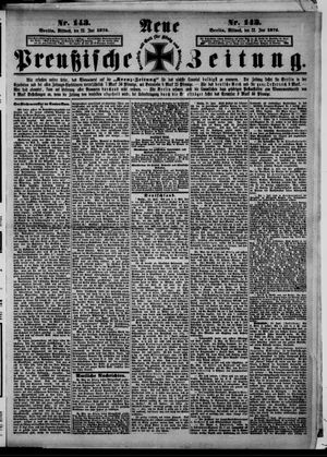 Neue preußische Zeitung vom 23.06.1875