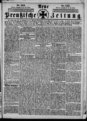 Neue preußische Zeitung vom 24.06.1875