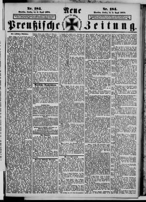 Neue preußische Zeitung vom 10.08.1875