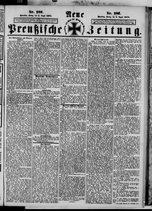 Neue preußische Zeitung vom 13.08.1875