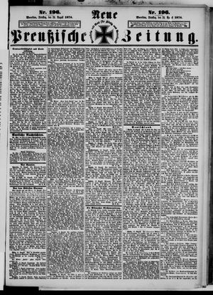 Neue preußische Zeitung vom 24.08.1875