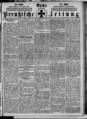 Neue preußische Zeitung on Sep 8, 1875
