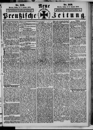 Neue preußische Zeitung vom 14.09.1875