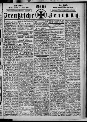 Neue preußische Zeitung vom 09.10.1875