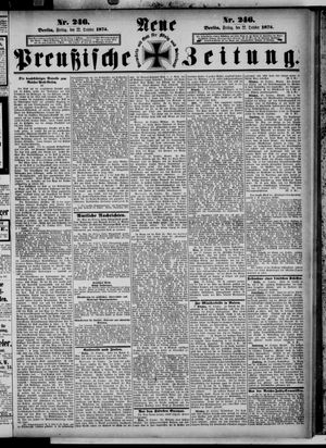 Neue preußische Zeitung on Oct 22, 1875