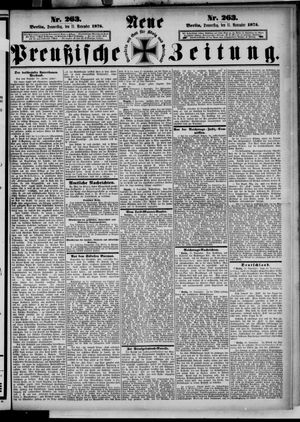 Neue preußische Zeitung vom 11.11.1875