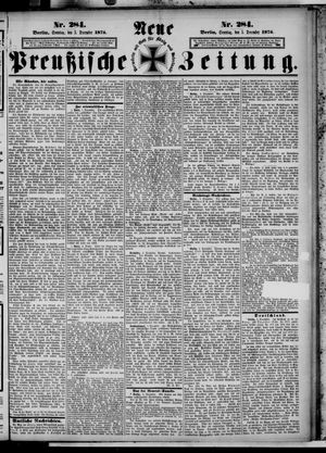 Neue preußische Zeitung vom 05.12.1875