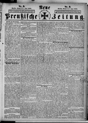 Neue preußische Zeitung vom 05.01.1876