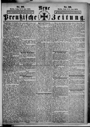 Neue preußische Zeitung vom 25.01.1876