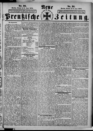 Neue preußische Zeitung vom 26.01.1876