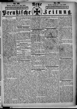 Neue preußische Zeitung vom 27.01.1876