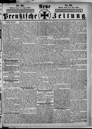 Neue preußische Zeitung vom 06.02.1876