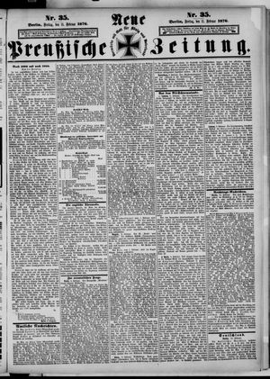 Neue preußische Zeitung vom 11.02.1876
