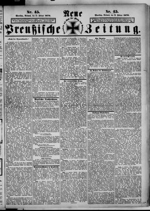 Neue preußische Zeitung vom 23.02.1876