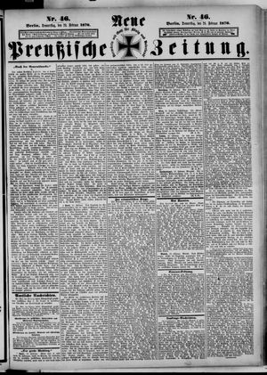 Neue preußische Zeitung vom 24.02.1876