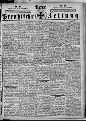 Neue preußische Zeitung vom 25.02.1876