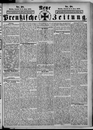 Neue preußische Zeitung vom 26.02.1876