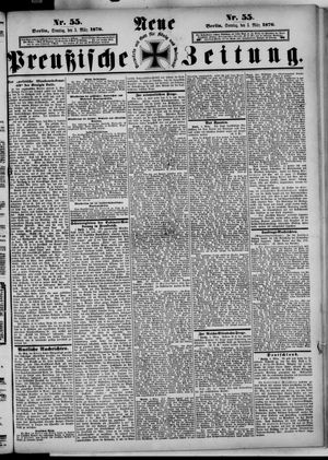 Neue preußische Zeitung vom 05.03.1876