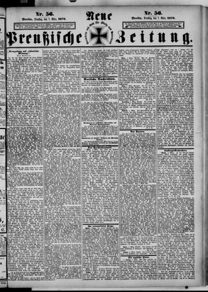Neue preußische Zeitung on Mar 7, 1876