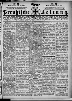 Neue preußische Zeitung vom 25.03.1876