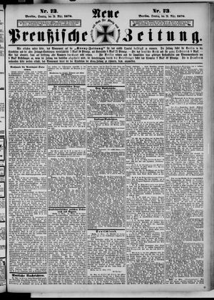Neue preußische Zeitung vom 26.03.1876