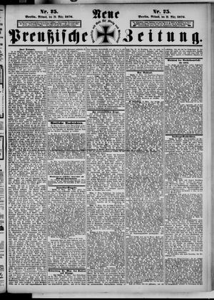 Neue preußische Zeitung on Mar 29, 1876