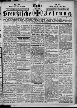 Neue preußische Zeitung vom 31.03.1876