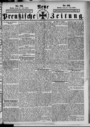 Neue preußische Zeitung vom 07.04.1876