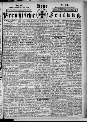 Neue preußische Zeitung vom 08.04.1876