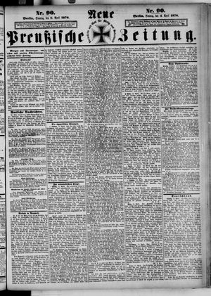 Neue preußische Zeitung vom 16.04.1876