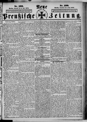 Neue preußische Zeitung vom 29.04.1876