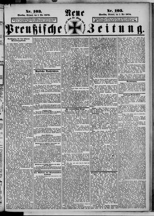 Neue preußische Zeitung vom 03.05.1876