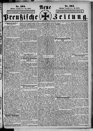 Neue preußische Zeitung vom 04.05.1876