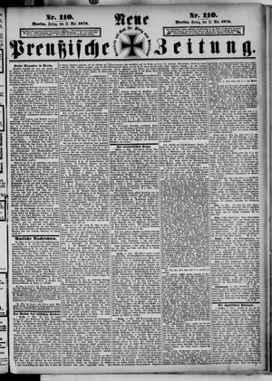 Neue preußische Zeitung on May 12, 1876