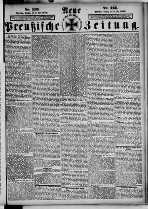 Neue preußische Zeitung vom 16.05.1876