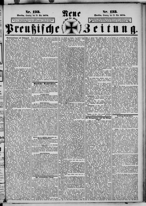 Neue preußische Zeitung vom 28.05.1876