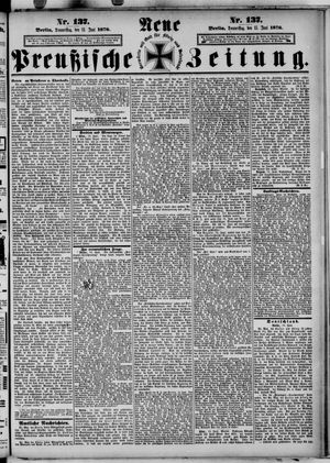 Neue preußische Zeitung vom 15.06.1876
