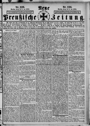 Neue preußische Zeitung vom 23.06.1876