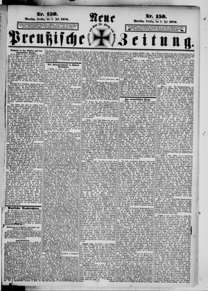 Neue preußische Zeitung vom 11.07.1876