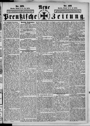 Neue preußische Zeitung vom 26.07.1876