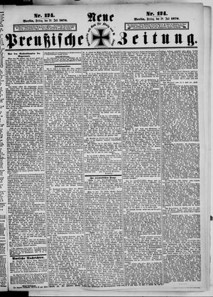 Neue preußische Zeitung on Jul 28, 1876